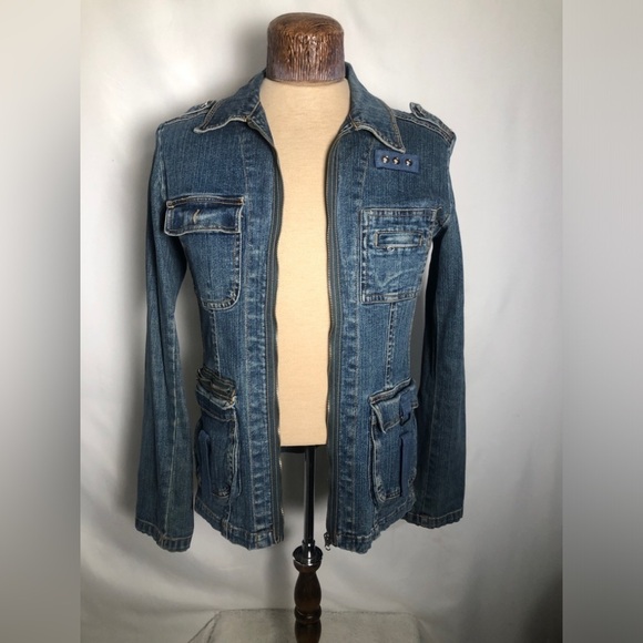 - Womens Denim Jacket. Size 7. Bongo - Picture 1 of 7